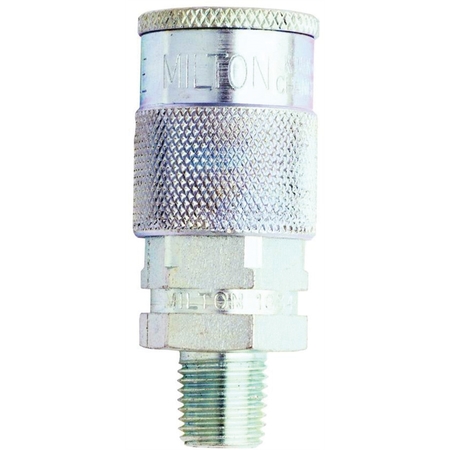 MILTON INDUSTRIES 1/4" NPT Male H-Style Coupler 1834